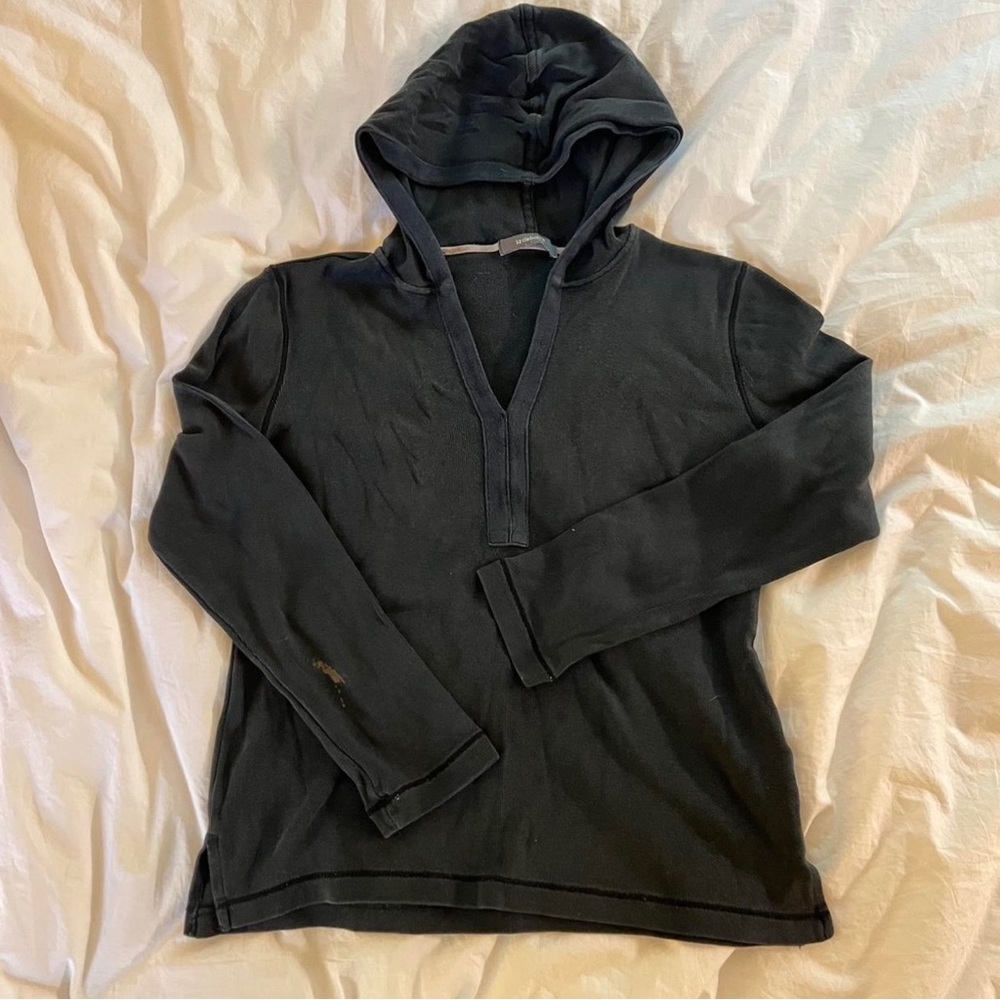 liz claiborne black hooded sweater.
